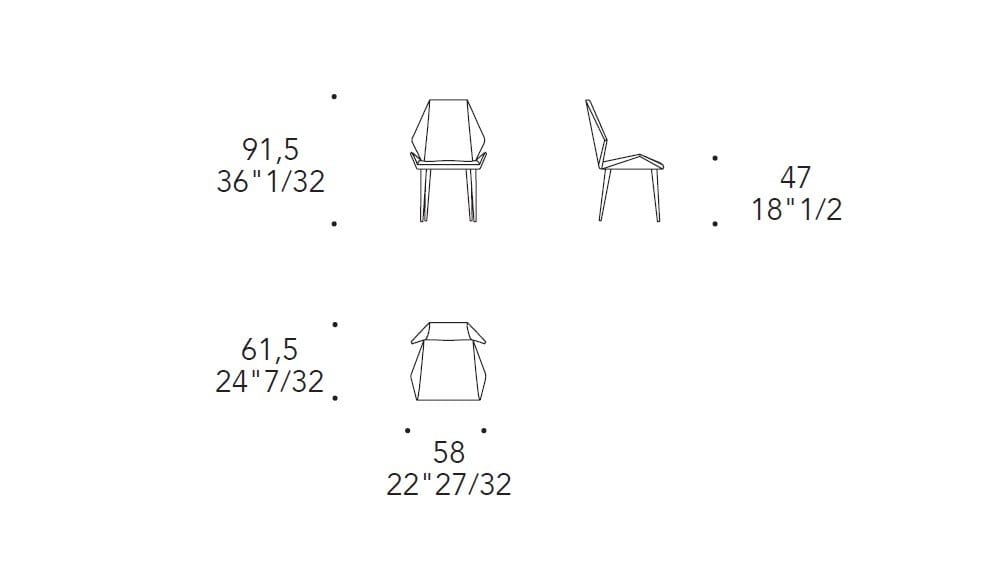 Кожаный мягкий стул REFLEX ARCH-00008766 - Вид №1