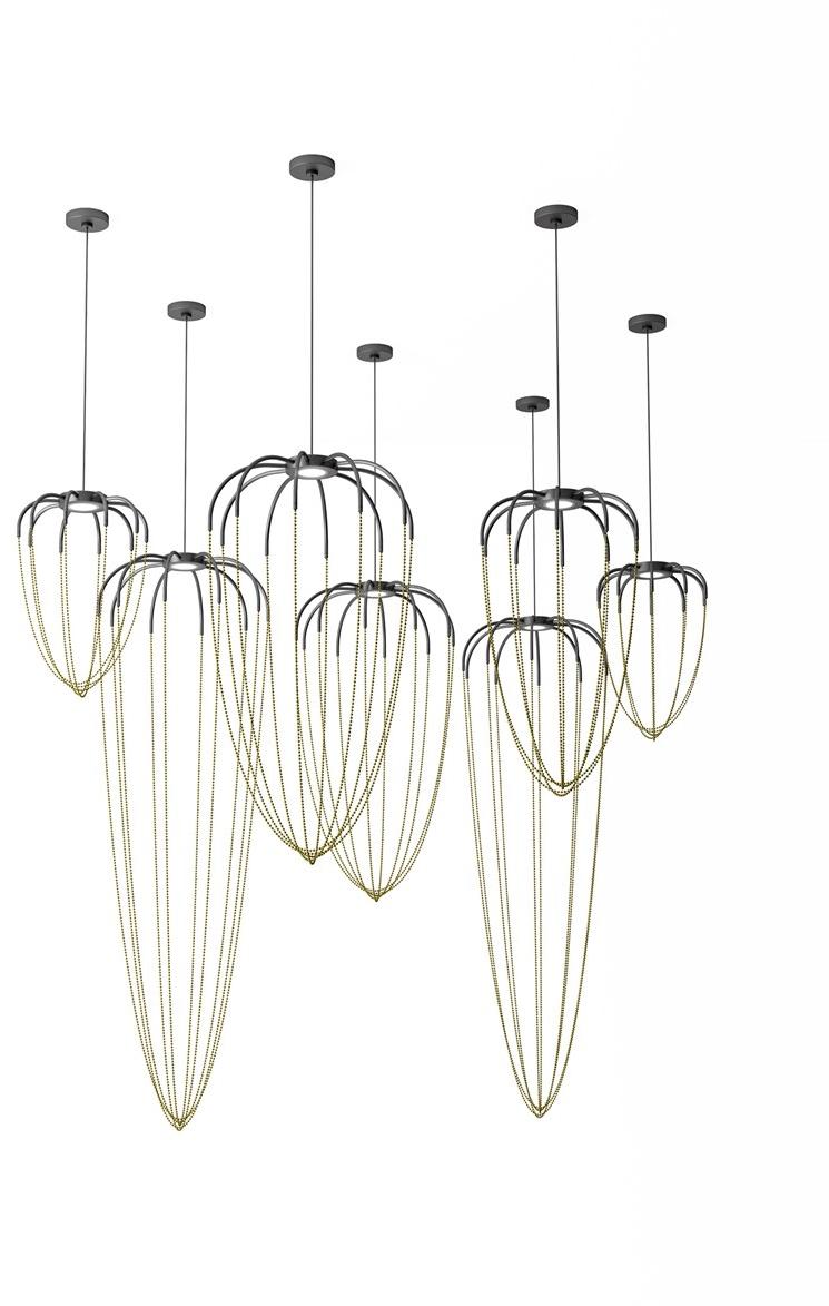 AXOLIGHT Светодиодный подвесной светильник из алюминия Alysoid sun-id-1383815 - Вид №5