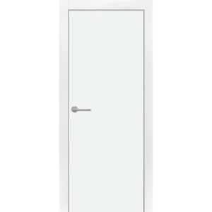 Комплект двери глухая 70x200 см финиш-бумага цвет белый с добором 100 мм