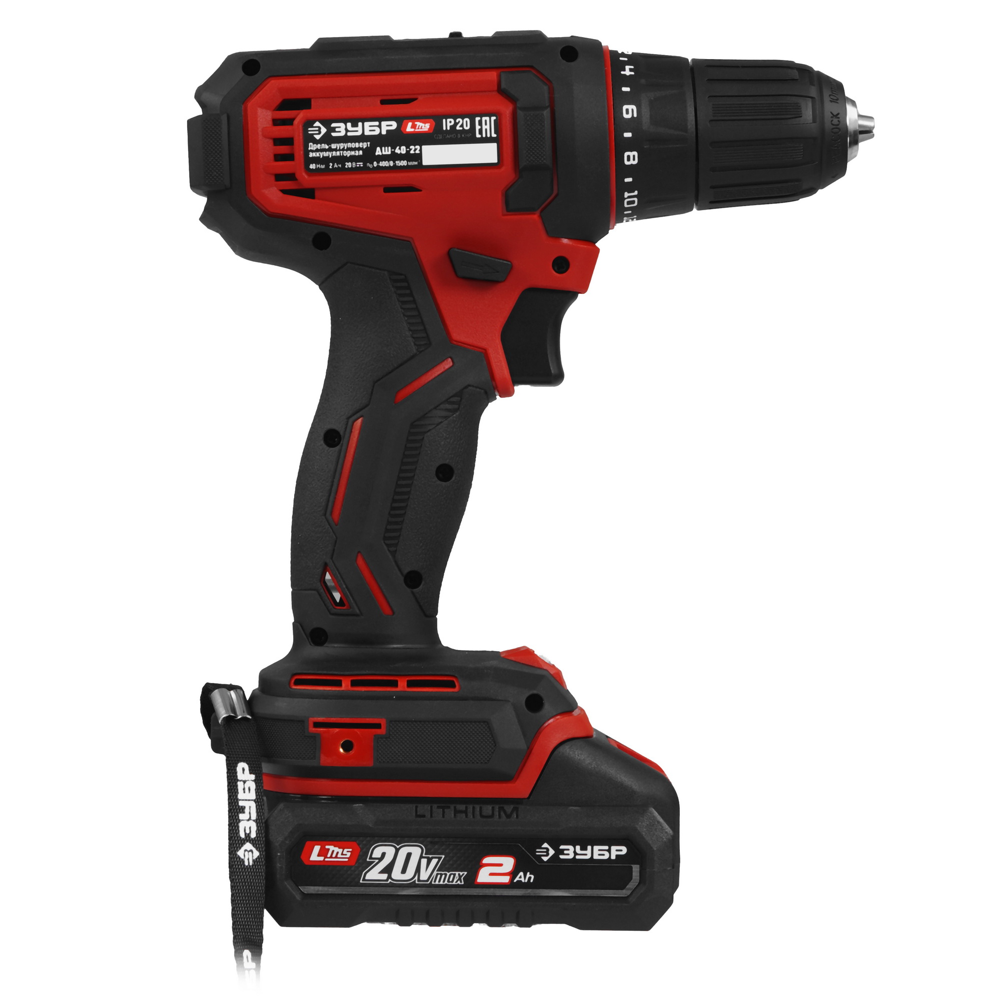 Дрель-шуруповерт ЗУБР ДШ-40-22 9275979 STDN-0041973 - Вид №2