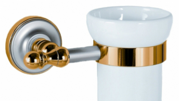 Стакан для щеток MIGLIORE Mirella ML.MRL-4410.BR - бронза  - Вид №5