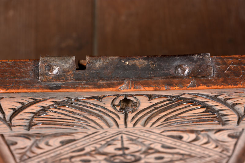 SOR27540 Дубовый резной сундук ijlbrown  - Вид №6