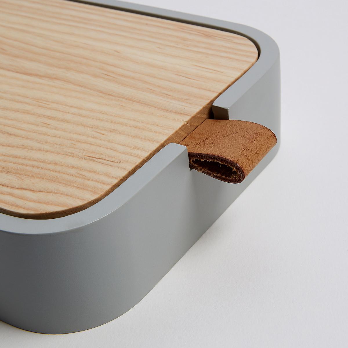 067237 Контейнер для ванной комнаты серый La Forma Mackie  - Вид №2