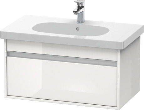 KT666702222 Ketho Тумбочка подвесная Белый глянцевый декор Duravit - Вид №2