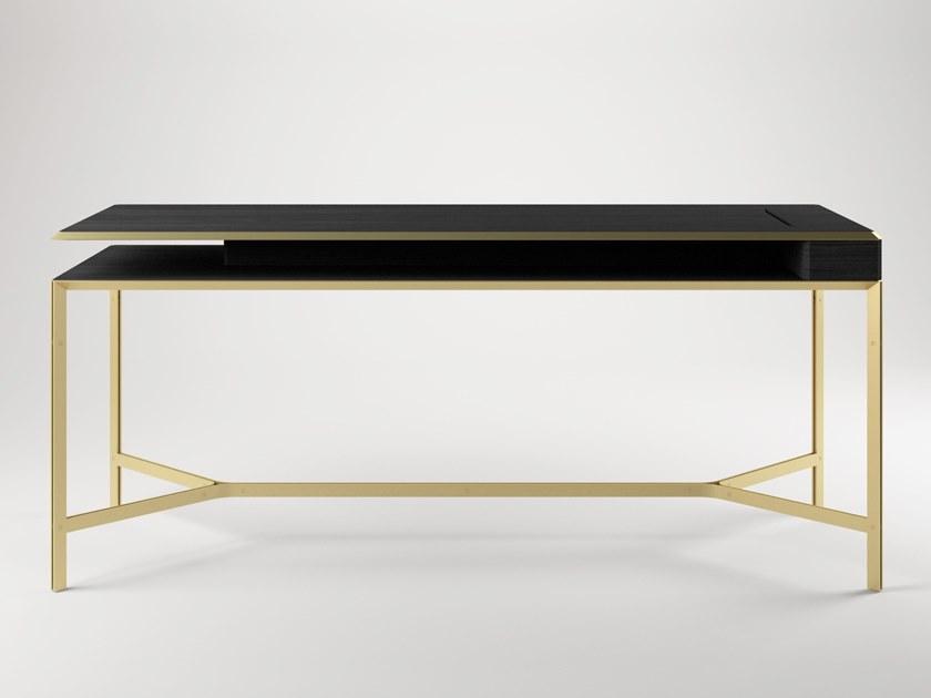 Paolo Castelli Прямоугольный стол из металла и дерева с ящиками sun-id-1444441 - Вид №1