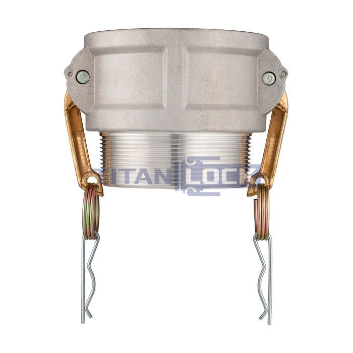 Камлок алюминиевый тип B розетка, наруж. резьба NPT 4", TL400BALN TITAN LOCK 