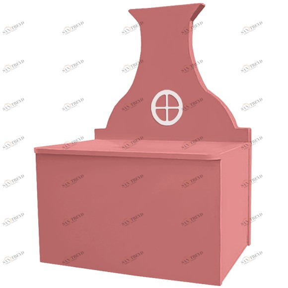 Детская лавочка-домик "Амстердам-5" МАНДАРИН АМСТЕРДАМ 179515 Красный Santreyd 