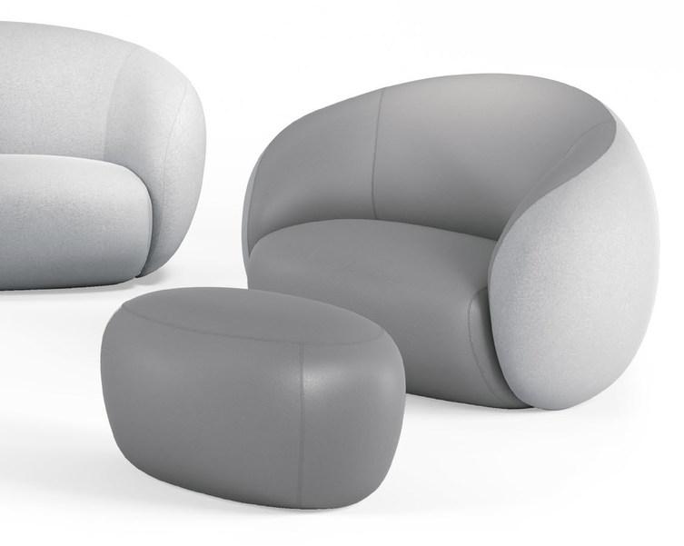 Sesta Мягкое кожаное кресло с подлокотниками Botero sun-id-1458178 - Вид №1