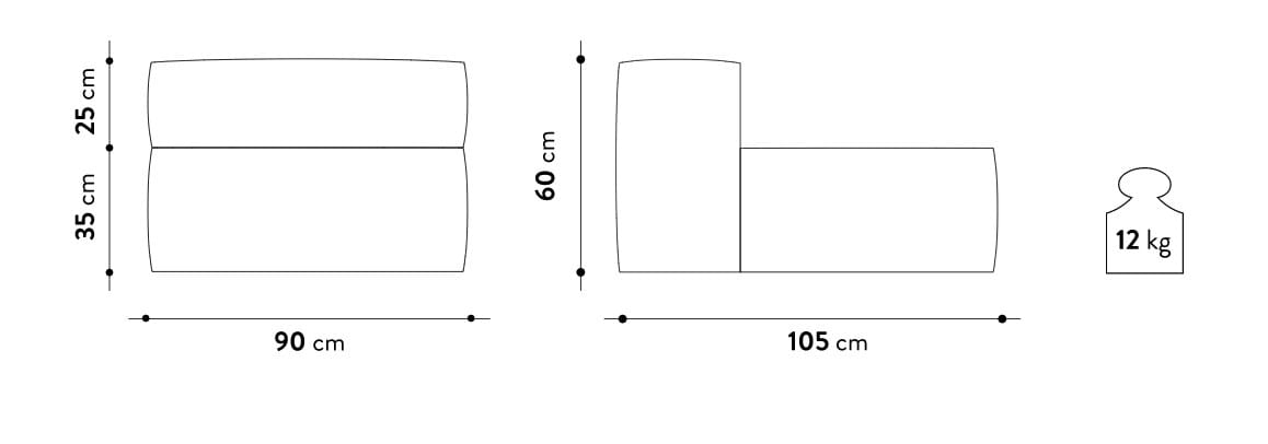 Тканевый модульный садовый диван GART ARCH-00144016 - Вид №6