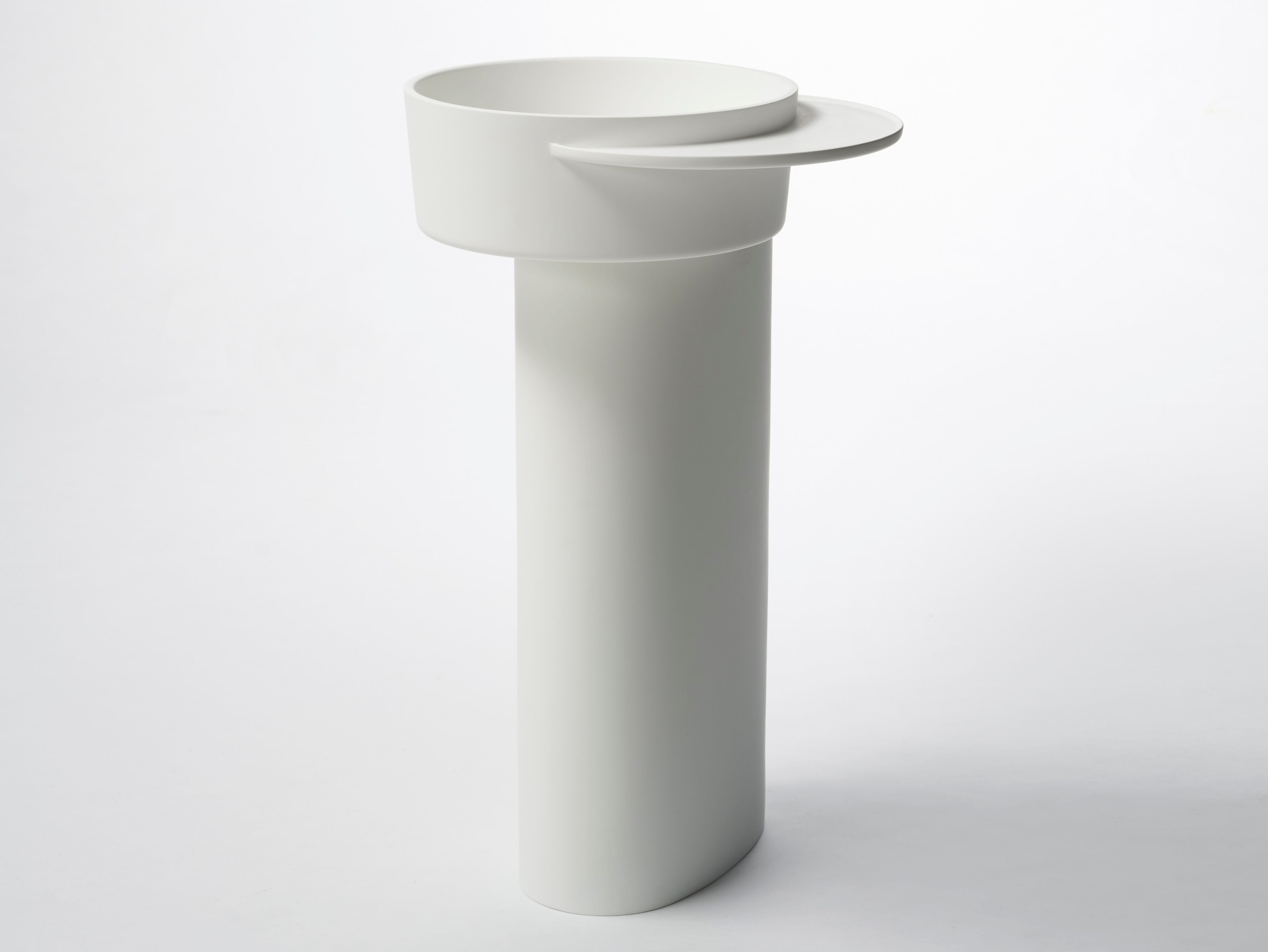 Круглый умывальник Livingtec® на колонне Ex.T плато ARCH-00071298