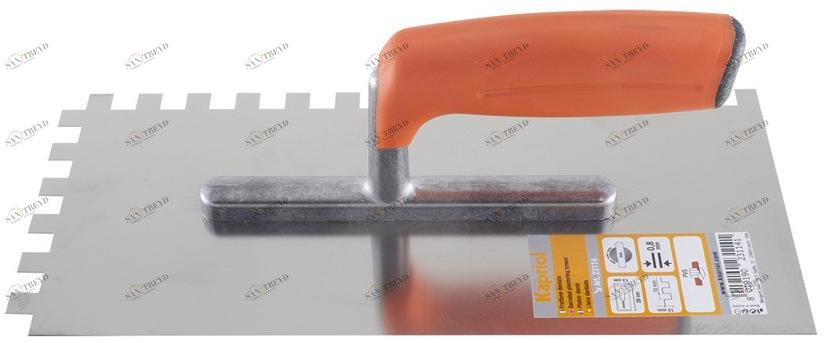 KAPRIOL Зубчатый шпатель из нержавеющей стали Hand tools - frattoni dentati sun-id-1404768