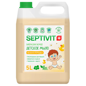 90753129 Жидкое мыло для рук SPTV_soap_baby_camomile Ромашка 5 л STLM-0368277 SEPTIVIT