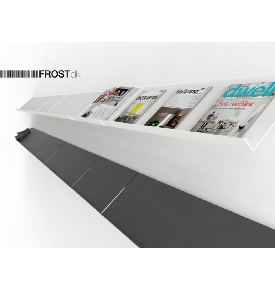 FROST Полка для обуви / магазина 4039 100cm » черный Алюминий Черный U4039-B  - Вид №1