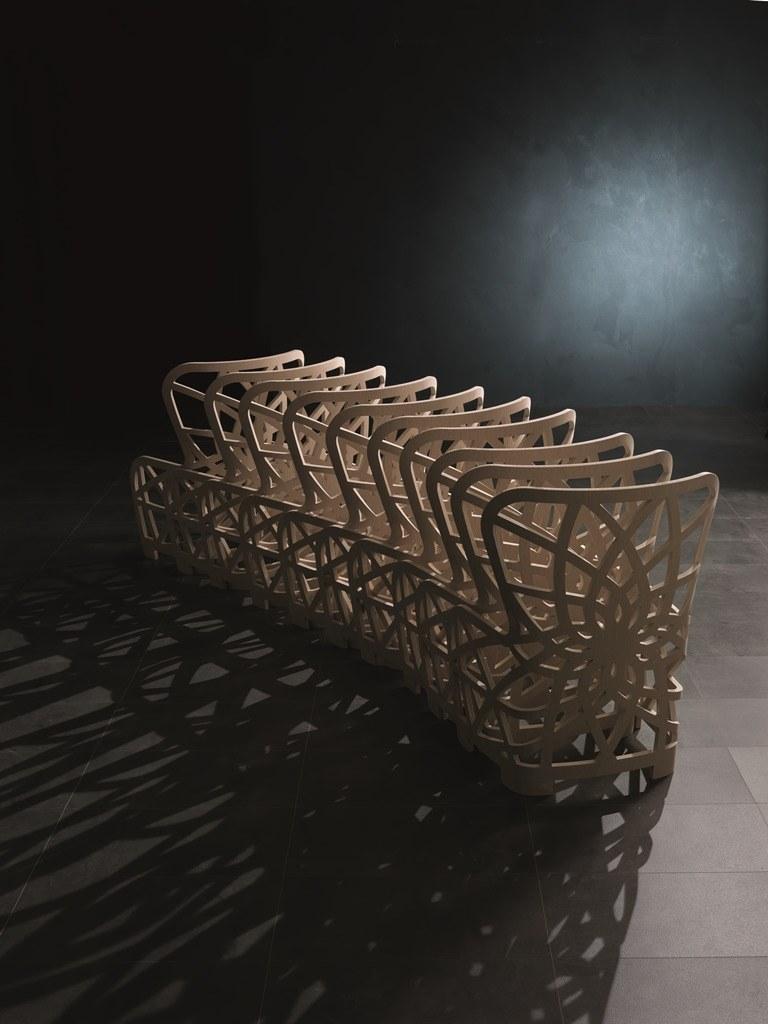 Carpanelli Кресло из дерева с высокой спинкой Optical skin Po70 - Вид №5