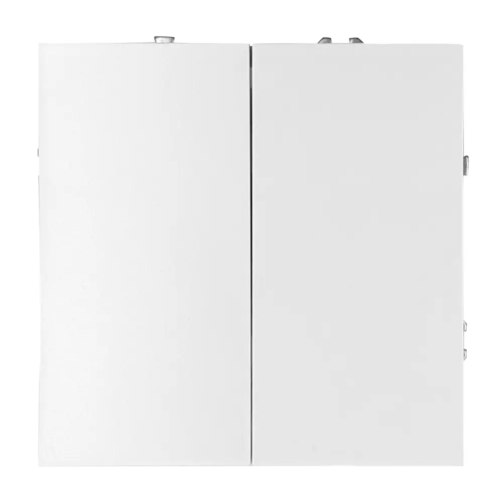 Выключатель встраиваемый Mirkl Grace 2 клавиши белый 89393865 STLM-1548524