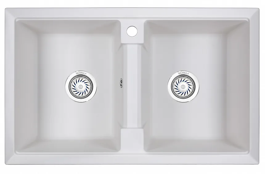 8101, АРКТИК (БЕЛЫЙ), кухонная мойка, кварц GRANULA 8101-ST287 - Вид №1