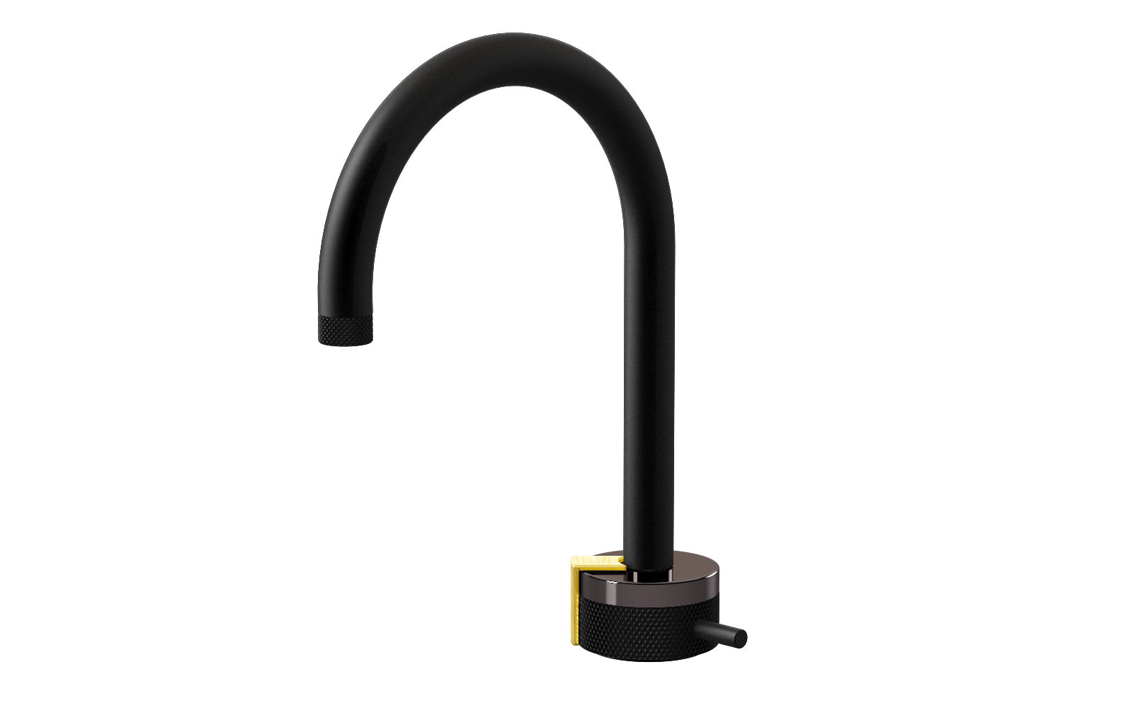 E-11502-R1OX-L2BB-MBK Однорычажный прогрессивный смеситель для раковины - излив 16см GRAFF MOD+