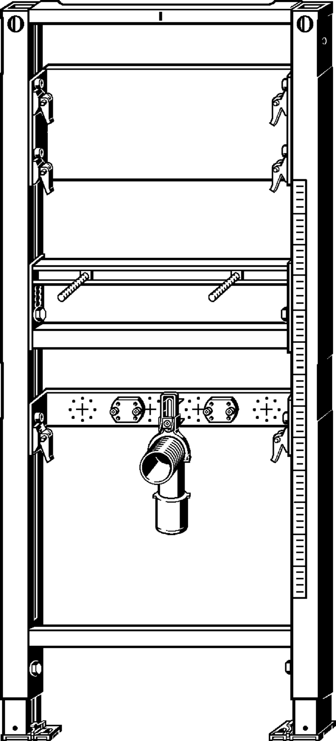 Системная техника  Prevista Dry  Элементы для умывальников VIEGA 776 237 Модель 8540.31 Santreyd  - Вид №1