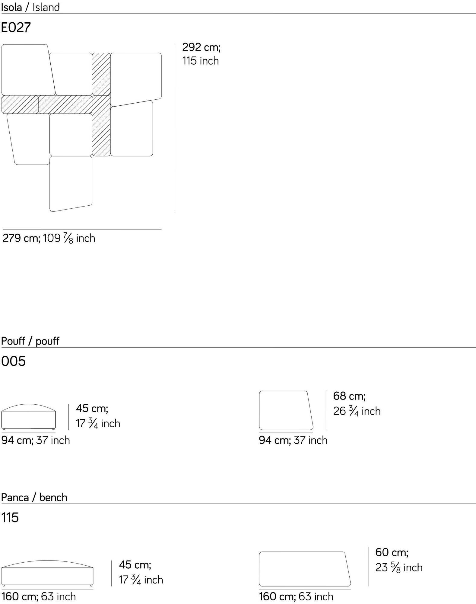 AMURA Модульный секционный диван Lapis Am001.e019 - Вид №22