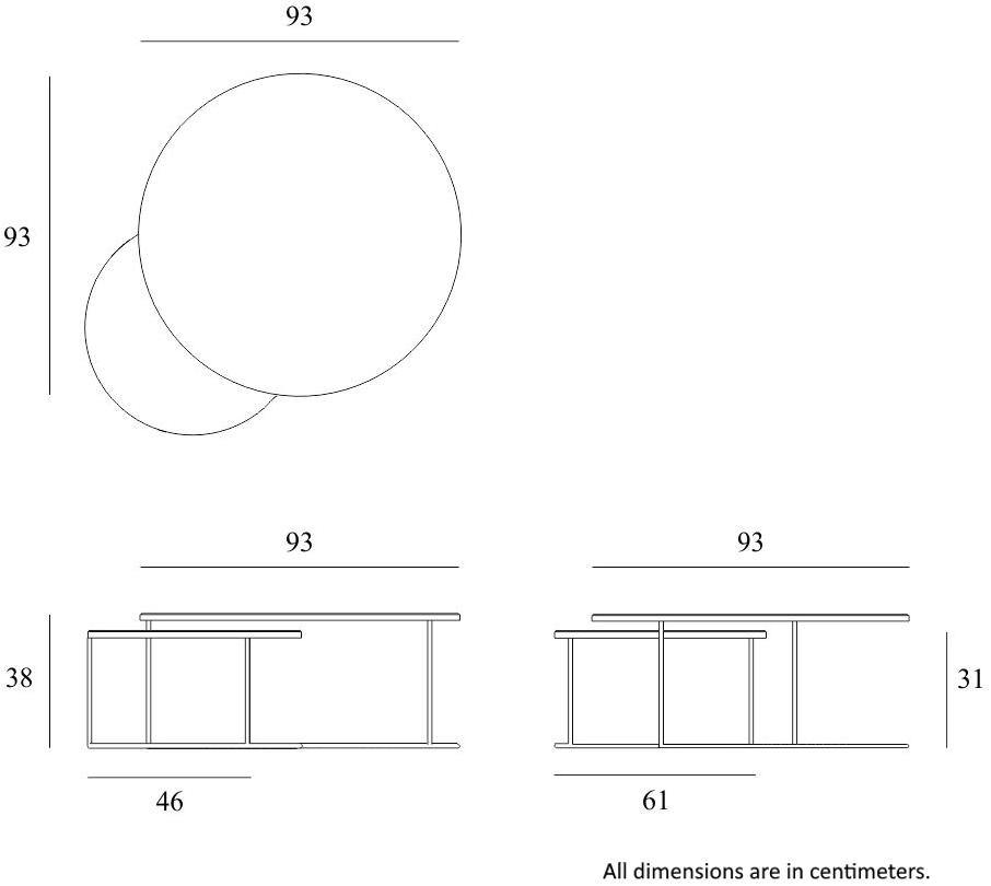 Ethnicraft Круглый деревянный журнальный столик для гостиной  20329, 20726  - Вид №6