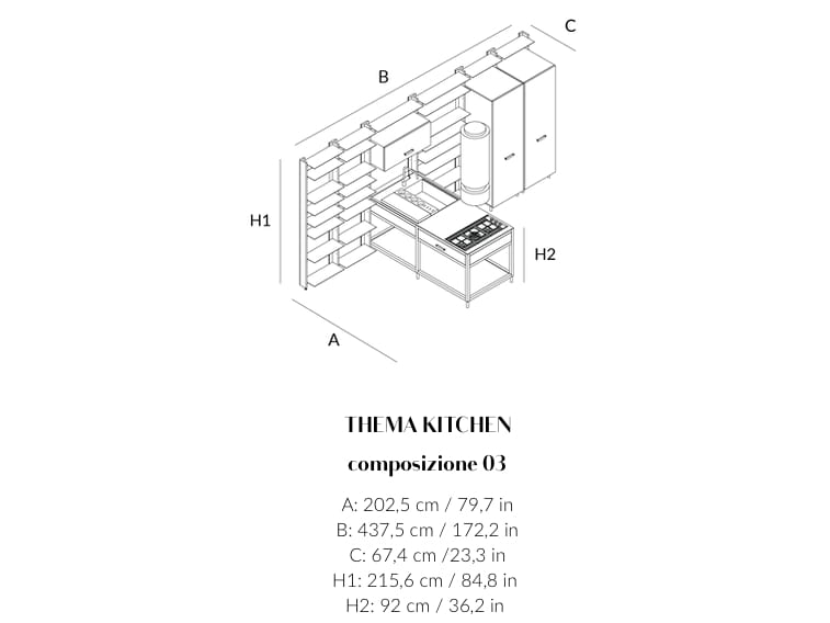 Встроенная кухня Lando THEMA ARCH-00033624 - Вид №7