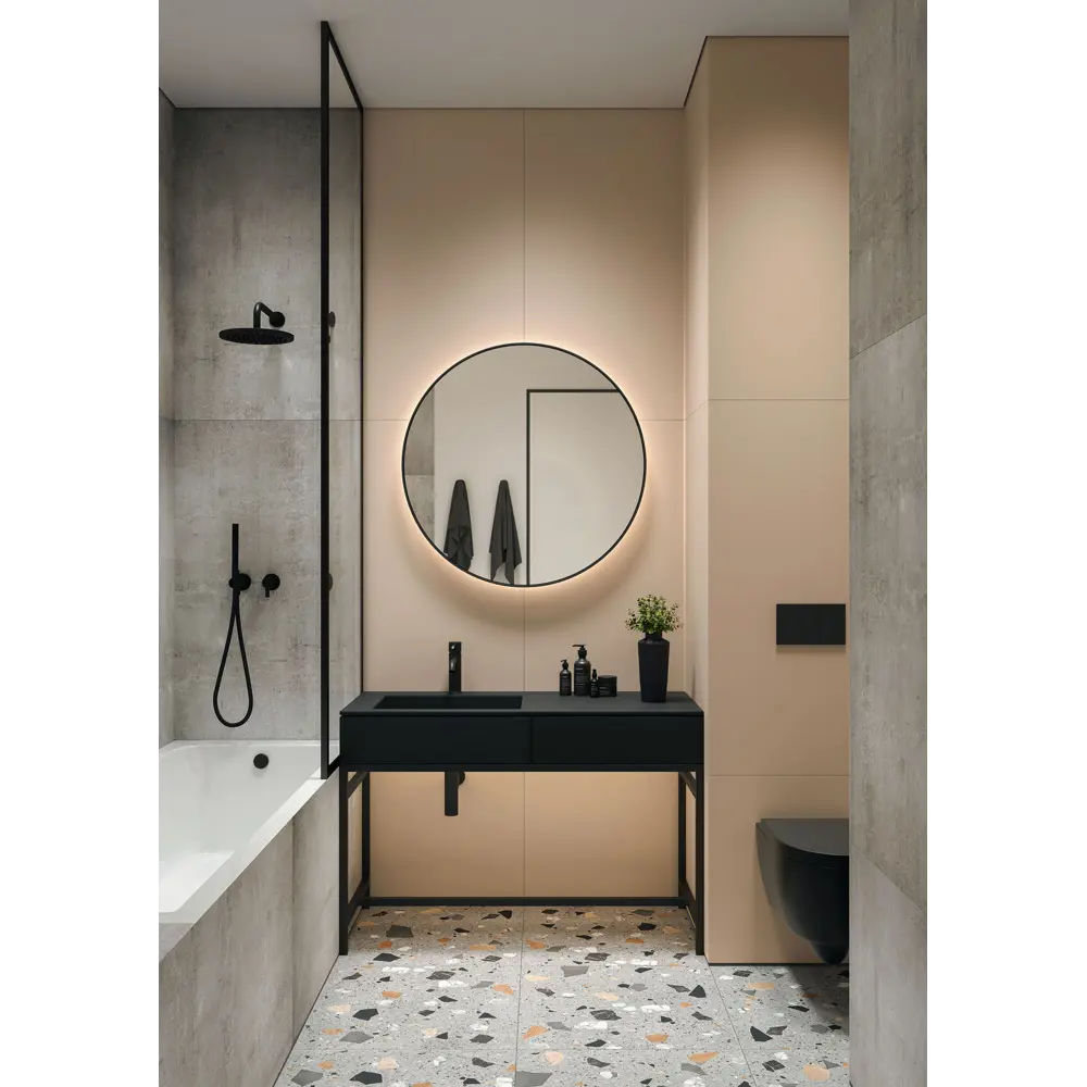 Керамогранит Incolor Dallas 60x120x0.5 см 2.88 м² матовый цвет серый Beton STLM-2108741 - Вид №4