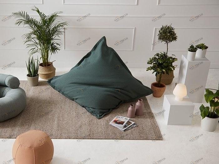 OGO Прямоугольный пуф из ткани sun-id-1492271