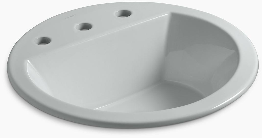 KOHLER Bryant Round Круглая встраиваемая раковина с 8 K-2714-8-95 