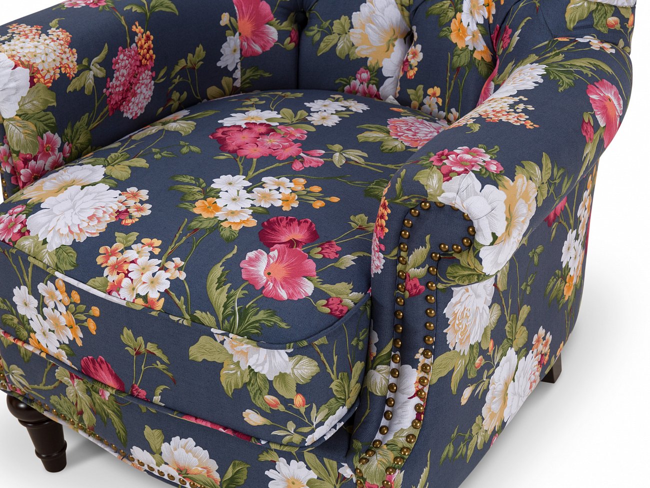 Кресло Falke синее KELLY LOUNGE ДИЗАЙНЕРСКИЕ 210978 Синий  - Вид №2