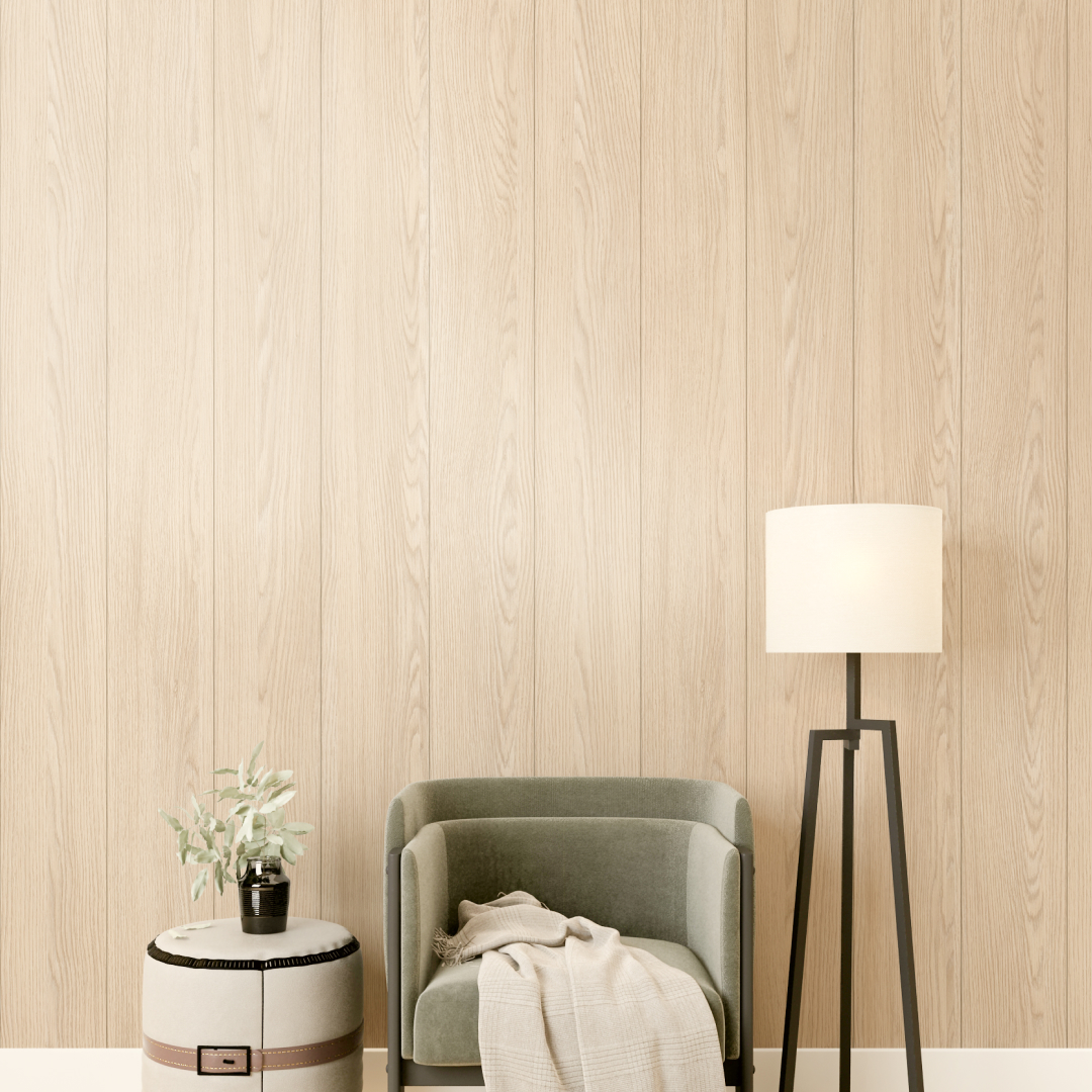 Панель МДФ Classic STELLA Light 2700х200х6 Дуб Снежный (упак. 8 шт.) STSR-55 - Вид №2