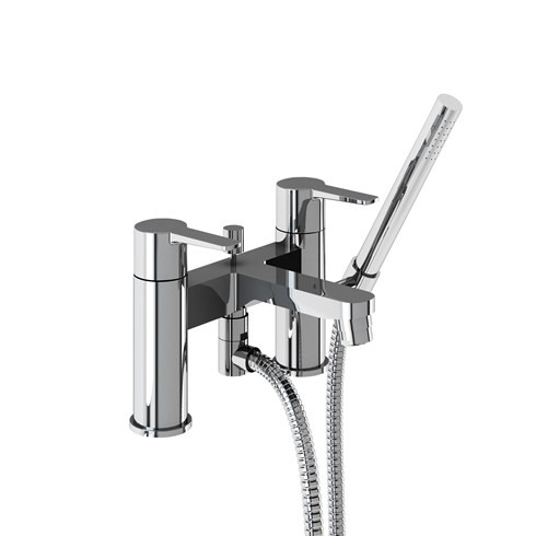 Смеситель для ванны с ручным душем, набортный [CTA7] Britton Burlington CTA7  - Вид №1