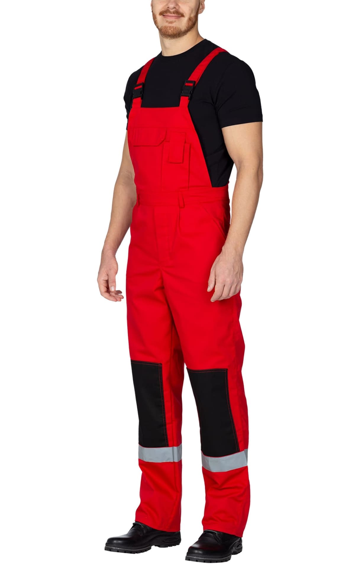 65178 Костюм "Мастер-Люкс" красный с черным  Летняя спецодежда  размер 56-58/170-176  - Вид №13