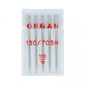 100 Иглы для быт. шв. машин универсальные 5 шт в пенале 5105 № ORGAN
