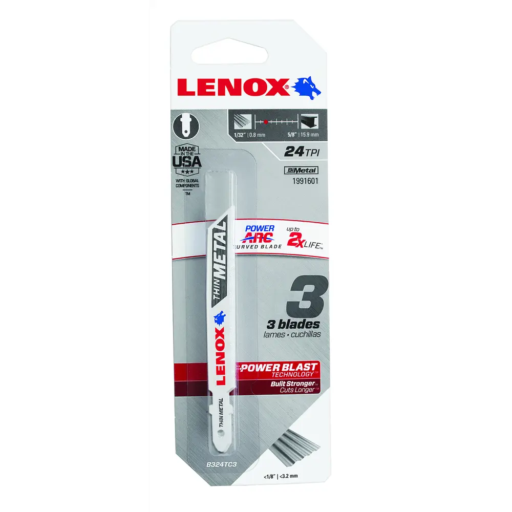 Пилки для лобзика по металлу B324TC Lenox, 3 шт STLM-2120040 - Вид №4