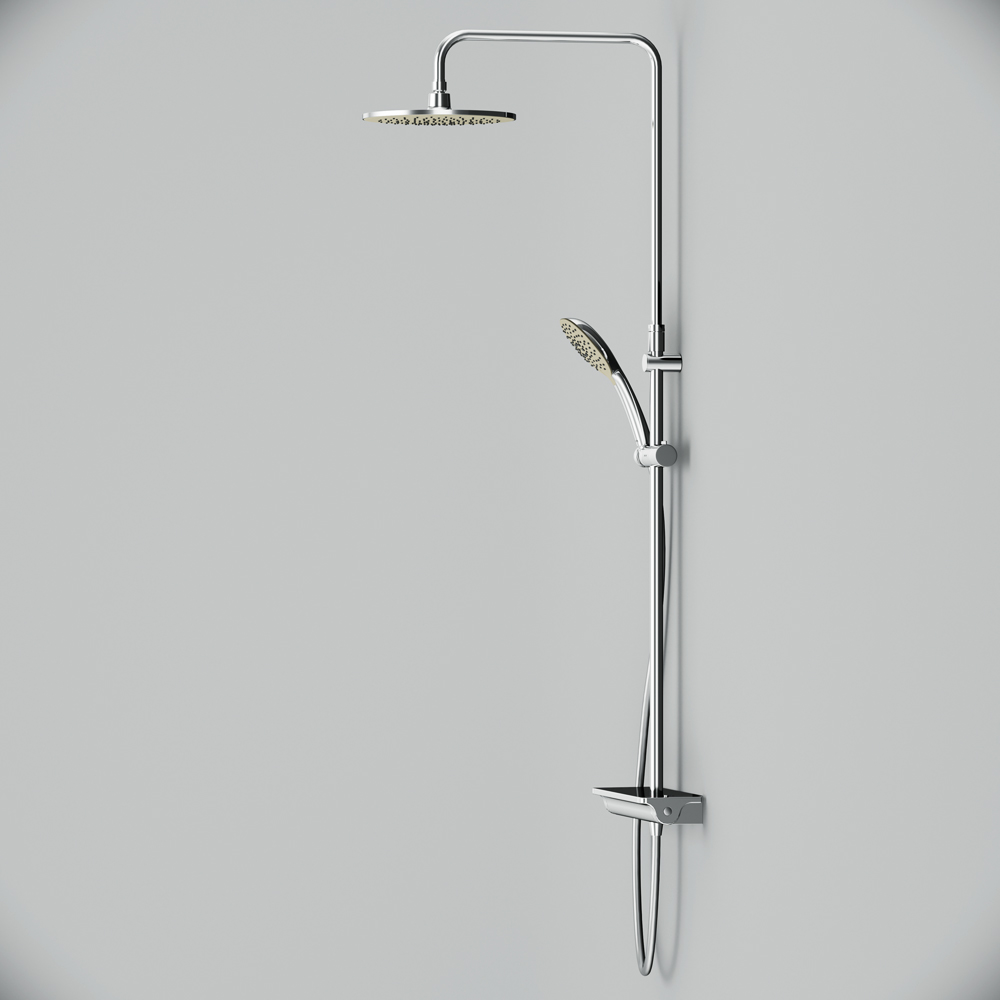 F0770A400 Spirit V2.0 душ.система набор: смеситель д/душа с термостатом верхн. душ d 250 мм ручн. AM.PM Spirit 2.0  - Вид №11