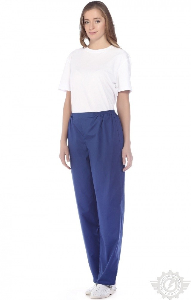 65579 Брюки женские василек  Медицинская одежда  размер 58/158-164 Спецодежда  - Вид №2