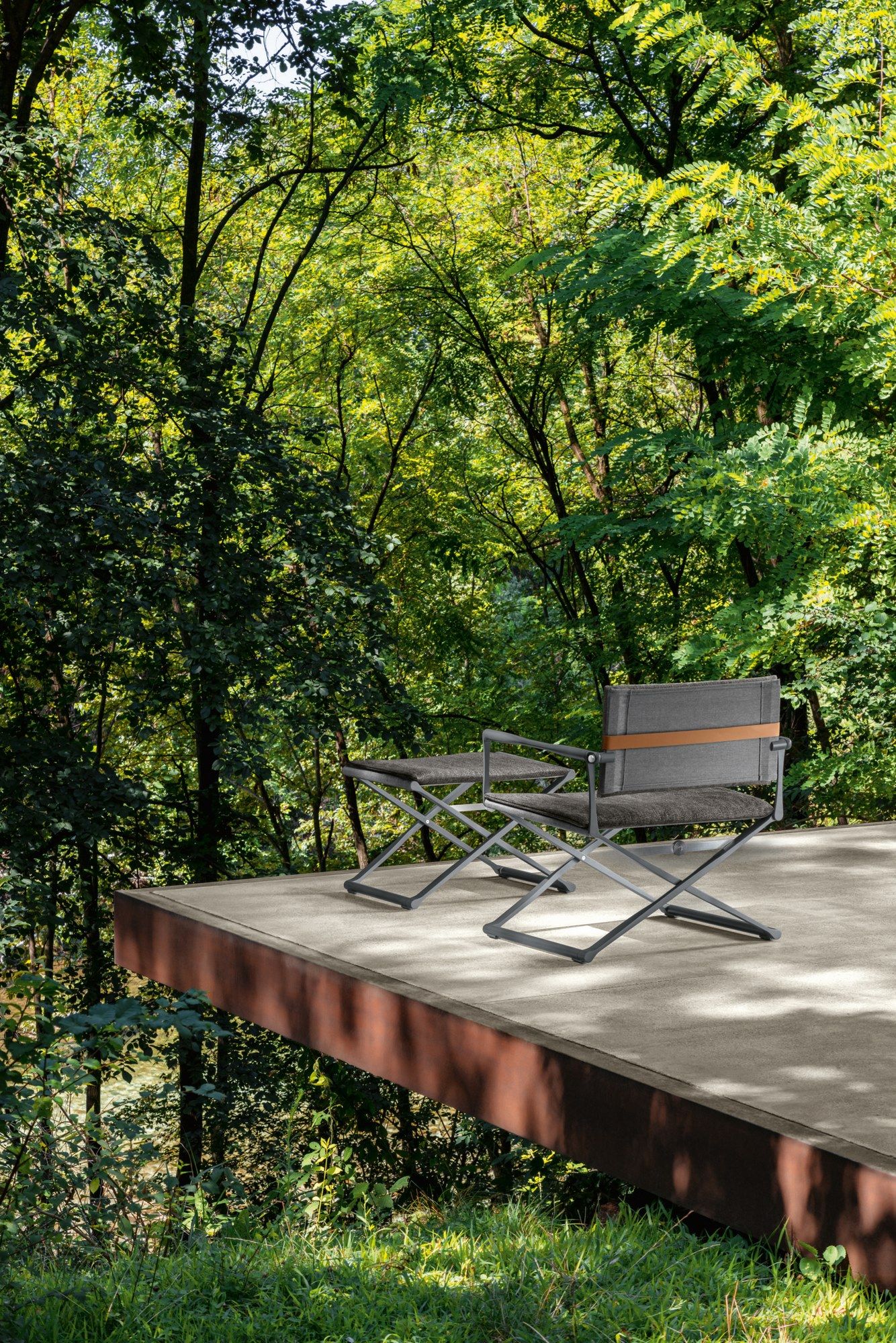 Алюминиевая складная садовая подставка для ног Talenti Riviera ARCH-00028895 - Вид №2