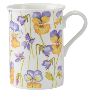 P_0043.012bu Кружка viola & sweetpea 310 мл синяя Price&Kensington