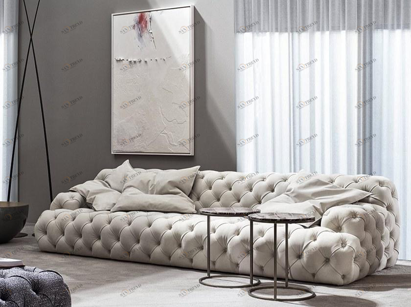 Meridiani Тафтинговый диван из ткани Norton sun-id-1425789