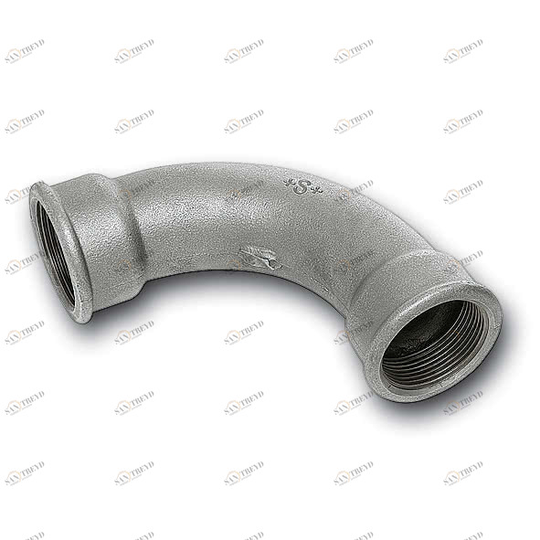 921V# SANHA 2# отвод 90° ВР, чугун оцинкованный 1 мм 