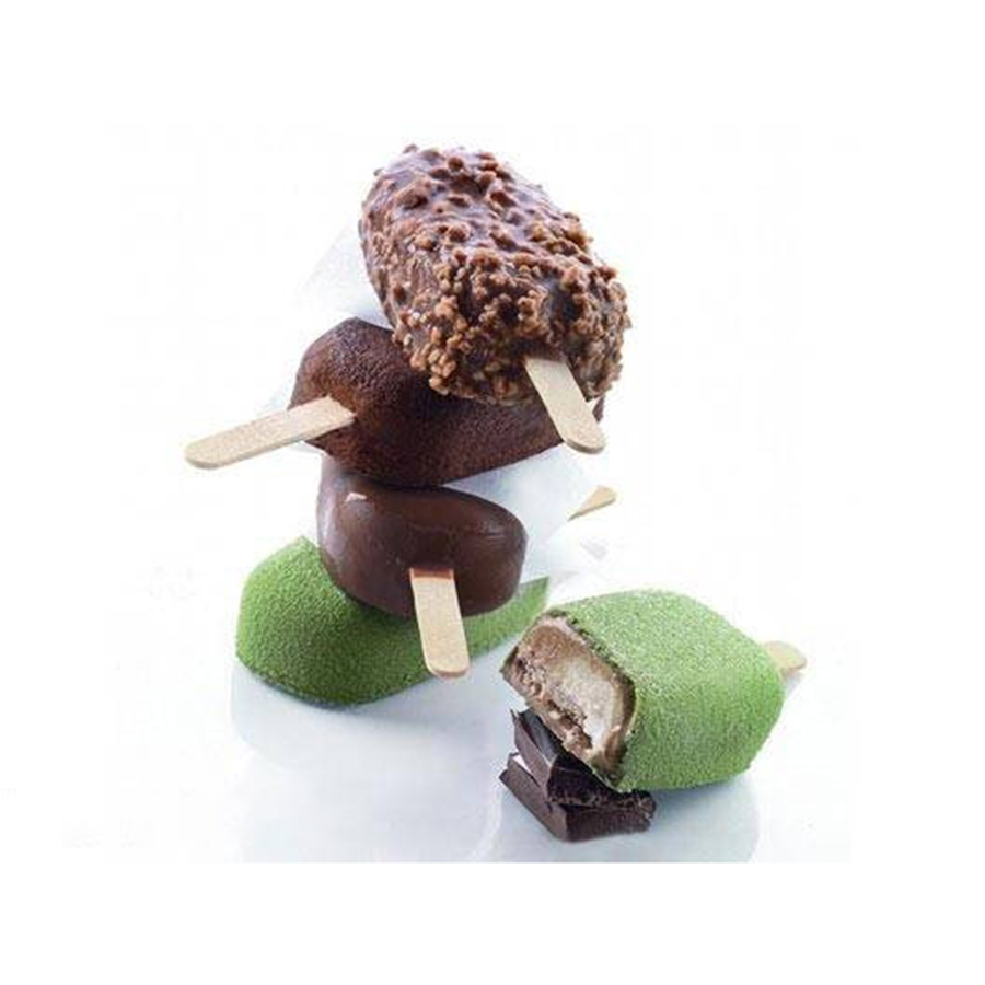 25.321.87.0065 Набор из 2 силиконовых форм для приготовления мороженого classic Silikomart  - Вид №2