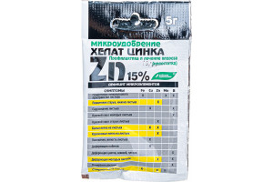 16635392 Микроудобрение Хелат цинка 5 г 4650100151933 Буйские Удобрения