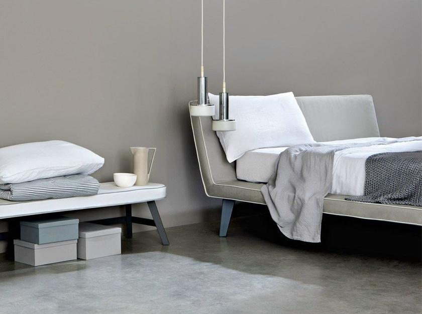 Gervasoni Кровать из мягкой ткани с обитым изголовьем Beds sun-id-1453310 - Вид №6