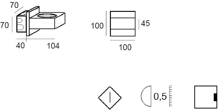 BEL-LIGHTING Настенный светильник из алюминия непрямого света  915sa  - Вид №1