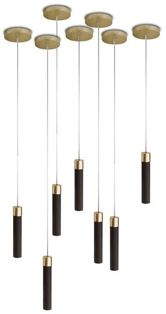 Abrissi Подвесной светильник ручной работы из кожи Forte 11225 Forté - Вид №2