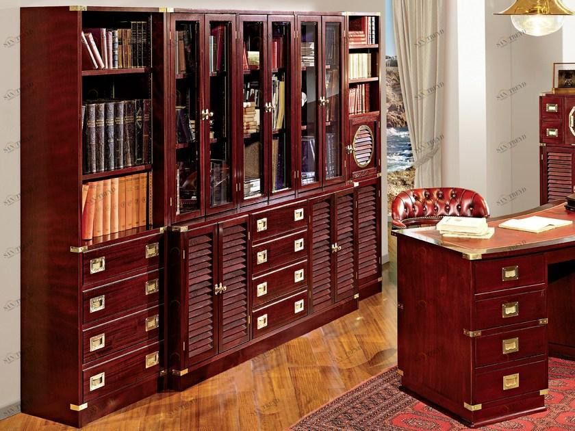 Caroti Книжный шкаф настенный напольный с ящиками sun-id-1512491