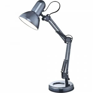 Лампа настольная черная Globo Carbon 24892 GLOBO CARBON 00-3908012 Черный
