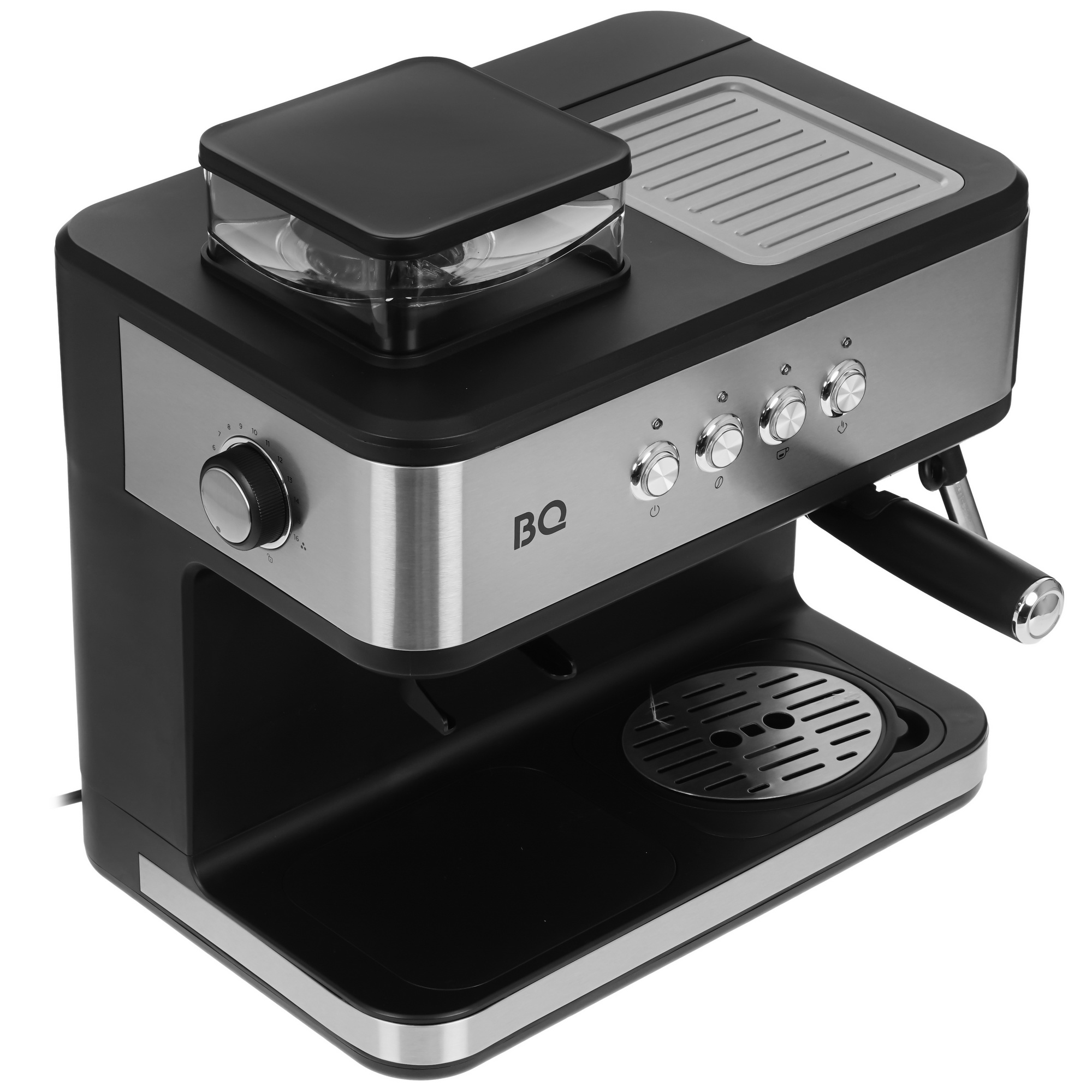 9056142 Кофеварка рожковая BQ CM1003 черный STDN-0001202 - Вид №5