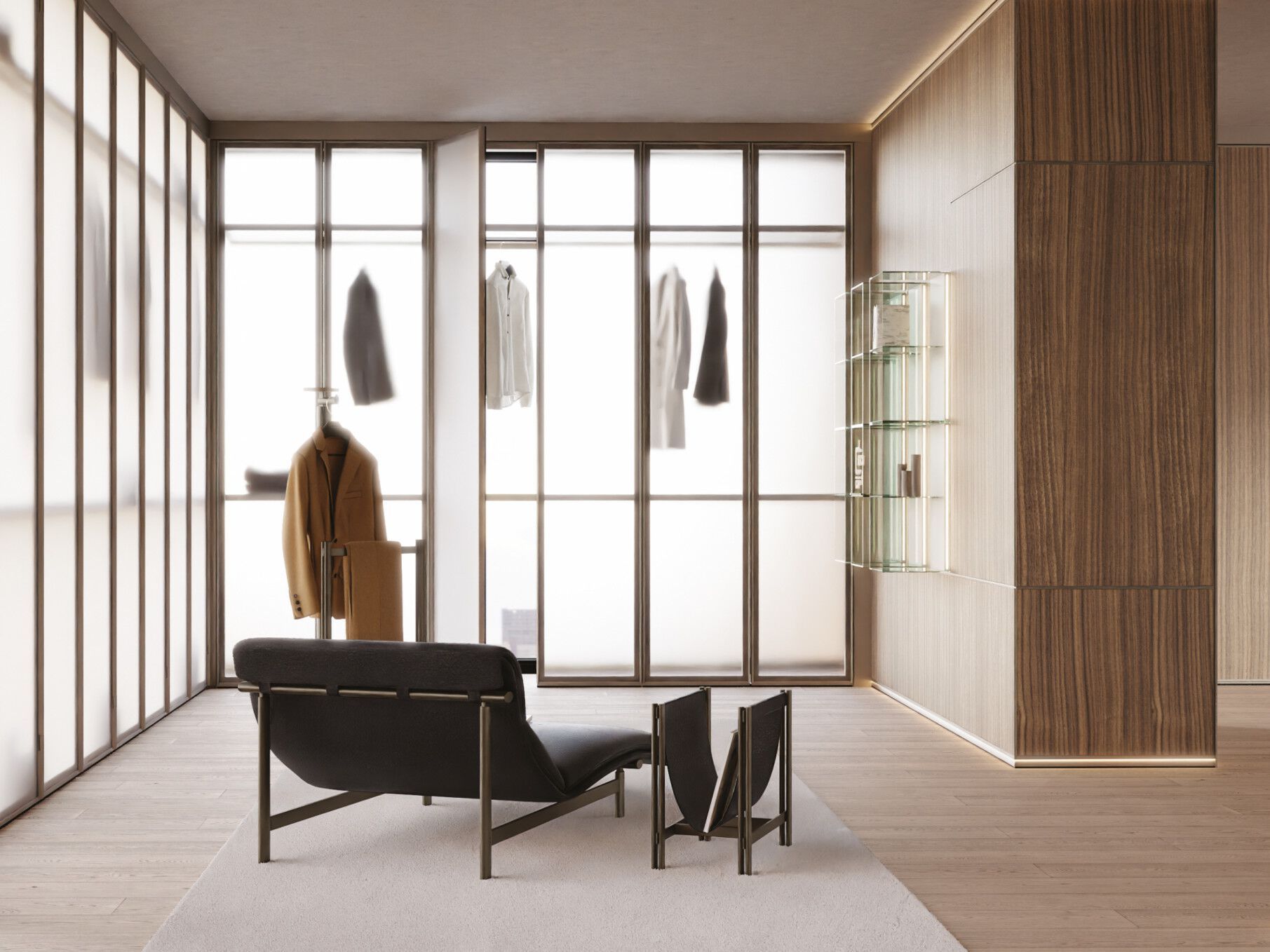 Кожаная стойка для журналов MisuraEmme DENVER ARCH-00057691 - Вид №4