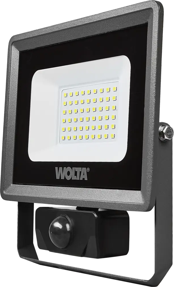 Wolta LED-прожектор с датчиком движения 50Вт для уличного освещения 89354371